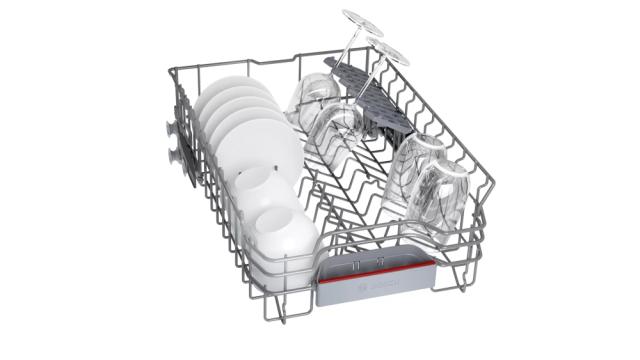 Съдомиялна Bosch SPV4EMX20E SER4 Dishwasher fully integrated 45cm, D, EcoDrying, 9,5l, 10ps, 6p/4o, 45dB, Silence 42dB, 3rd drawer, Rackmatic, HC
