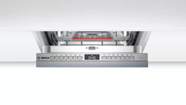Съдомиялна Bosch SPV4EMX20E SER4 Dishwasher fully integrated 45cm, D, EcoDrying, 9,5l, 10ps, 6p/4o, 45dB, Silence 42dB, 3rd drawer, Rackmatic, HC