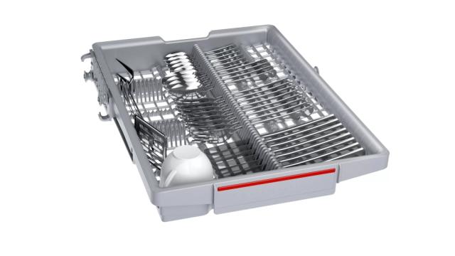 Съдомиялна Bosch SPS4HMI61E SER4 Free-standing dishwasher 45cm, E, 9,5l, 10ps, 6p/4o, 44dB, Silence 41dB, 3rd drawer, Rackmatic, inox, HC