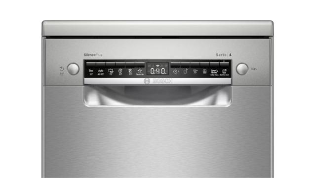 Съдомиялна Bosch SPS4HMI61E SER4 Free-standing dishwasher 45cm, E, 9,5l, 10ps, 6p/4o, 44dB, Silence 41dB, 3rd drawer, Rackmatic, inox, HC
