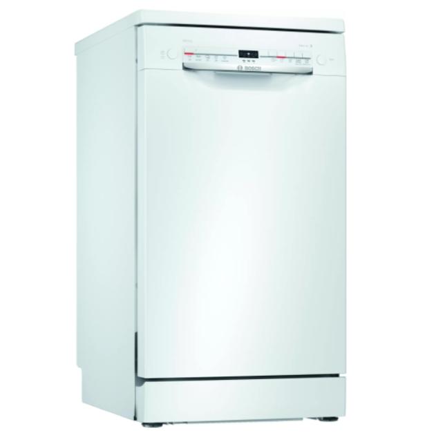 Съдомиялна Bosch SPS2IKW04E SER2 Free-standing dishwasher 45cm F, 9,5l, 9ps, 5p/3o, 48dB, display, white, HC