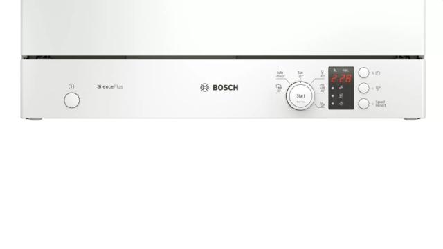 Съдомиялна Bosch SKS62E32EU SER4; Economy; Compact dishwasher, F, Polinox, 6 place settings, 8l, 49dB, white, display, Glass