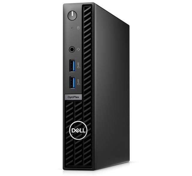 Настолен компютър Dell OptiPlex 7010 Micro, Intel Core i3-13100T (4+0 Cores/12MB/2.5GHz to 4.2GHz), 8GB (1x8GB) DDR4, 256GB SSD PCIe M.2, Integrated Graphics, Keyboard&Mouse, Wi-Fi 6E, Win 11 Pro, 3Y PS