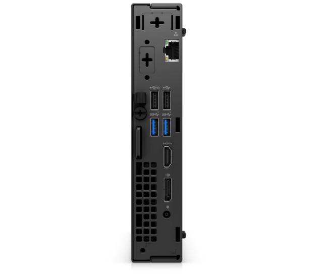 Настолен компютър Dell OptiPlex 7010 Micro, Intel Core i3-13100T (4+0 Cores/12MB/2.5GHz to 4.2GHz), 8GB (1x8GB) DDR4, 256GB SSD PCIe M.2, Integrated Graphics, Keyboard&Mouse, Wi-Fi 6E, Win 11 Pro, 3Y PS