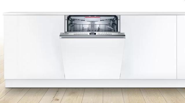Съдомиялна Bosch SHH4HCX48E, SER4, Dishwasher fully integrated, D, 865 mm height, 9,5 l, 14 ps, 6p/4o, 44 dB(B), Silence 41 dB, 3rd drawer, VarioHinge, GapIllumination