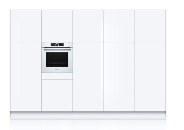 Фурна Bosch HBG675BW1, Built-in oven 4D HotAir, pyrolysis