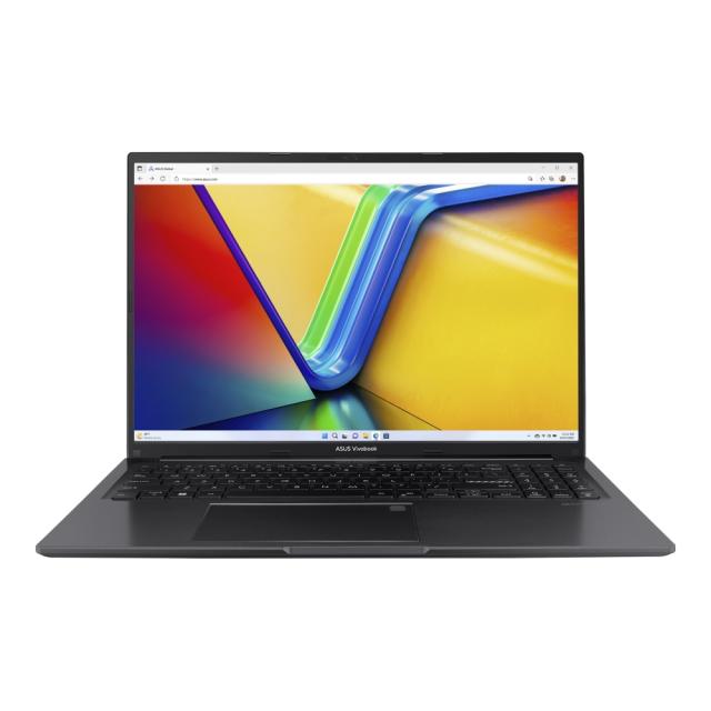 Лаптоп Asus Vivobook 16 X1605ZA-MB321,Intel  i3-1215U 1.2 GHz (10M Cache, up to 4.4 GHz, 6 cores), 16" WUXGA (1920 x 1200) 16:10 ,DDR4 8GB  on BD),512G PCIEG3 SSD, No OS,Indie Black