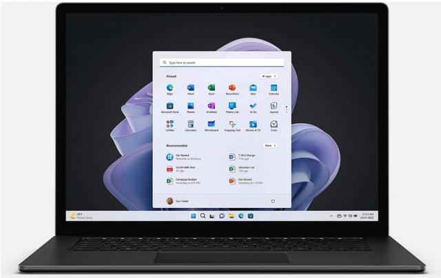 Лаптоп Microsoft Surface Laptop 5, Intel Core i7-1255U processor, 15" (2496 x 1664) PixelSense Display, Intel Iris Xe Graphics, 8GB RAM, 512GB SSD, Windows 11 Home, Black