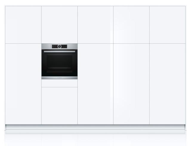 Фурна Bosch HBG655BS1, Built-in oven 4D HotAir, EcoClean - full