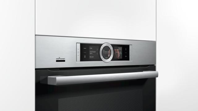 Фурна Bosch HBG676ES6 , Built-in oven 4D HotAir, PerfectBake sensor and PerfectRoast thermometer, Home Connect, TFT control dispey, DishAssist, Pyrolysis, 71l, inox