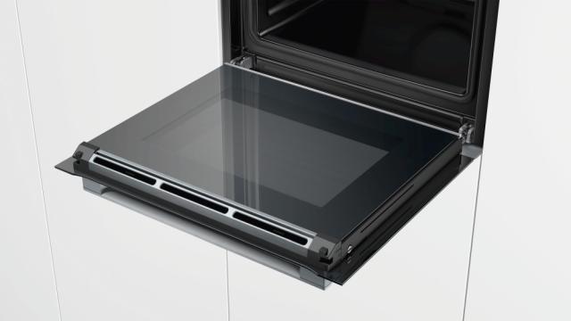 Фурна Bosch HBG676ES6 , Built-in oven 4D HotAir, PerfectBake sensor and PerfectRoast thermometer, Home Connect, TFT control dispey, DishAssist, Pyrolysis, 71l, inox