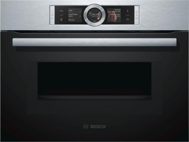 Фурна Bosch CMG656BS1, Built-in oven 4D HotAir- compact, combined microwave