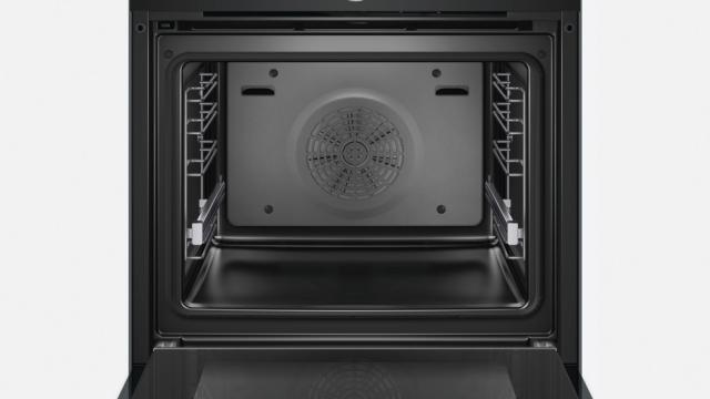 Фурна Bosch HBG633NB1 Oven, 4D HotAir, ecoClean, 1-lvl rail, 2,5“-TFT, black