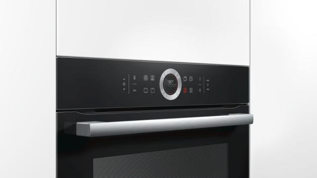 Фурна Bosch HBG633NB1 Oven, 4D HotAir, ecoClean, 1-lvl rail, 2,5“-TFT, black