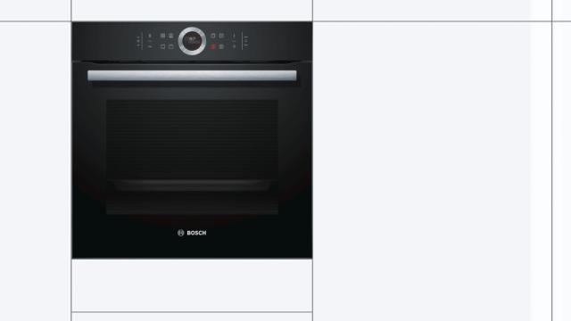 Фурна Bosch HBG633NB1 Oven, 4D HotAir, ecoClean, 1-lvl rail, 2,5“-TFT, black