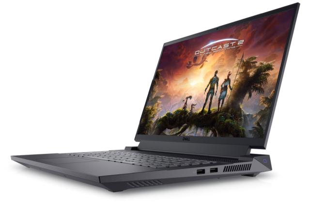 Лаптоп Dell G16 7630, Intel Core i5-13450HX (20 MB cache, 10 core, up to 4.60 GHz), 16" QHD+ (2560x1600) 165Hz, 3ms, sRGB-100%, 16GB, 2x8GB, DDR5, 4800MHz, 512GB SSD PCIe M.2, GeForce RTX 4050 6GB GDDR6, Wi-Fi 6 AX201, BT, Cam & Mic, Backlit Kbd, Win