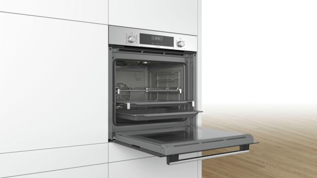Фурна Bosch HBA5577S0, Oven ecoClean full, AutoPilot 10, 1 clip rail+1 level rails, meat probe