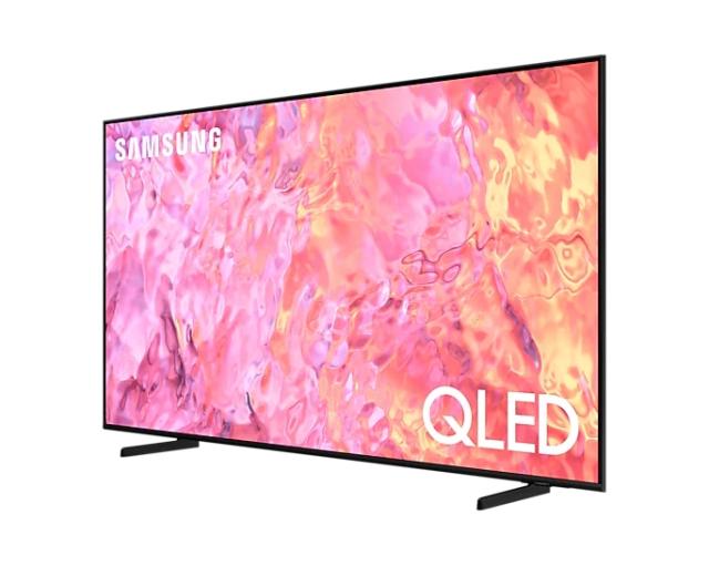 Телевизор Samsung 50" 50Q60C 4K QLED FLAT, SMART, Quantum HDR, HDR 10+, Motion Xcelerator, Q-Symphony, Wireless, Network, PIP, Bluetooth 5.2, 3xHDMI, 2xUSB, Black