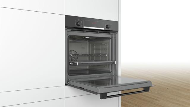 Фурна Bosch HBA554EB0, Oven ecoClean full, 1 level rails, Black