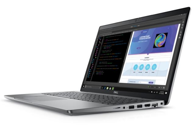 Лаптоп Dell Precision 3580, Intel Core i7-1360P (18 MB, 12 cores, 2.2 GHz to 5.0 GHz), 15.6" FHD (1920x1080), 250 nits, WWAN, RGB Cam, 16 GB, 1 x 16 GB, DDR5, 4800 MT/s, 512 GB M.2 PCIe x4 NVMe, Intel Integrated Graphics, Wi-Fi 6E, FPR, Backlit, Win 