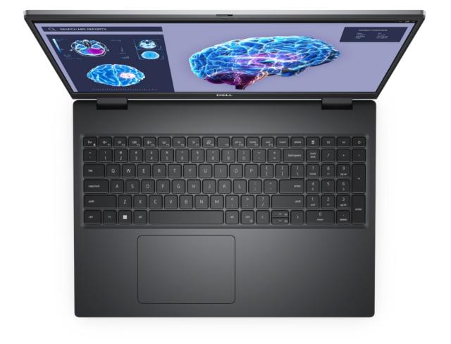 Лаптоп Dell Precision 7680, Intel Core i9-13950HX (36MB, 24 Cores (8P+16E) up to 5.5GHz), 16" FHD+ (1920x1200), WVA AG 500 nits, IR Cam, 32GB, 1x32GB 5600MT/s CAMM, 1TB M.2 PCIe x4 NVMe, NVIDIA RTX 3500 Ada 12GB GDDR6, Wi-Fi 6E, BT, FPR, Backlit, Win