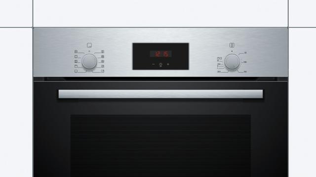 Фурна Bosch HBF154BS0, Built-in oven 3D HotAir, EcoClean Direct, 66l