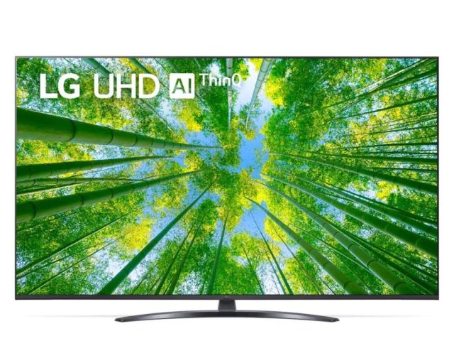 Телевизор LG 55UQ81003LB, 55" 4K IPS UltraHD TV 3840 x 2160, DVB-T2/C/S2, webOS Smart TV, ThinQ AI, Quad Core Processor 4K, WiFi 802.11ac, HDR10, HLG, ALLM / HGiG,  AI Sound, Voice Controll, Wi-Di, Miracast / AirPlay 2,  HDMI, CI, LAN, USB, Bluetooth
