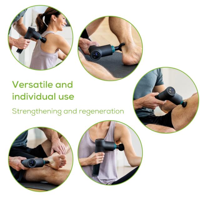 Масажор BEURER MG 185 deep tissue massager, 9 intensity levels & 3 massage programmes, 5 massage attachments, Lithium-ion battery up to 5.5h of use, storage case
