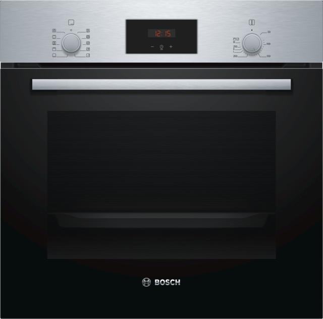 Фурна Bosch HBF154YS0, Built-in oven 3D HotAir, EcoClean Direct, 66l, inox