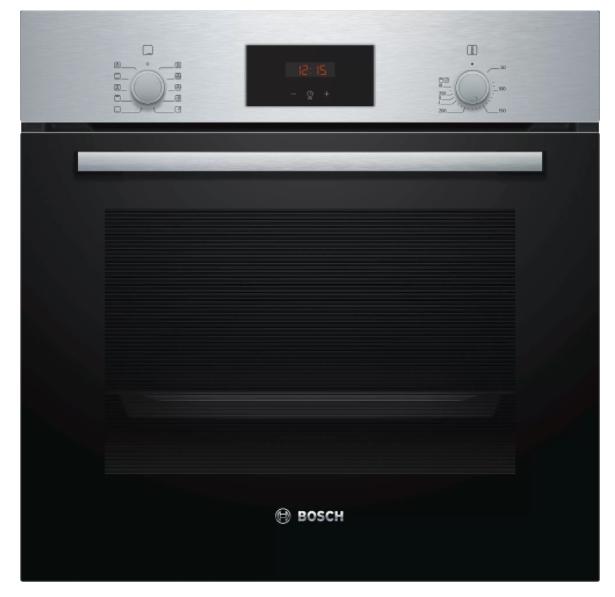 Фурна Bosch HBF154ES0, SER2, Built-in oven 3D HotAir, EcoClean Direct, 66 l, Inox