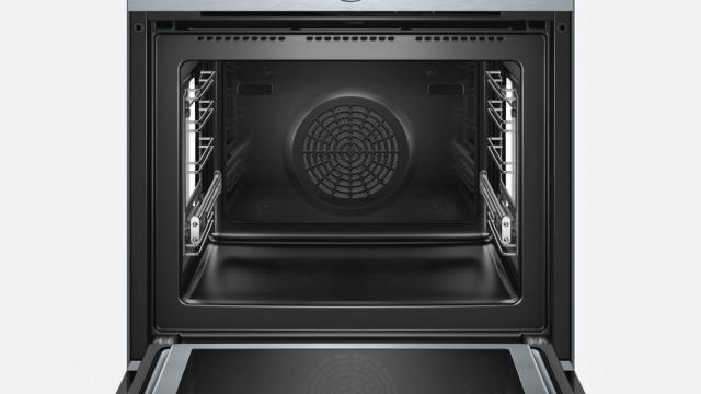 Фурна Bosch HNG6764S6 SER8; Premium; Combi microwave oven, 4D, Pyro, addSteam, PerfectRoast, PerfectBake, 1-lvl Pyro rail, HC, LED light, 3x 2,5“-TFT