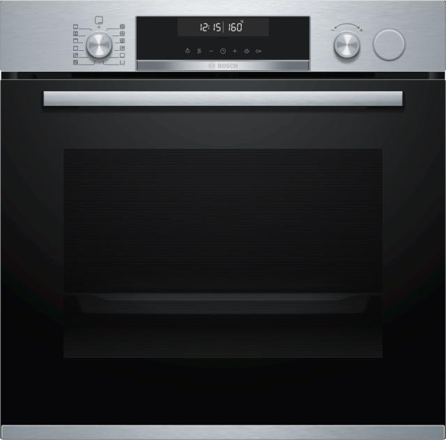 Фурна Bosch HRA5380S1 SER6; Comfort; Combi-steam oven, AddSteam, EcoClean, AutoPilot 30, 1 level clip rail