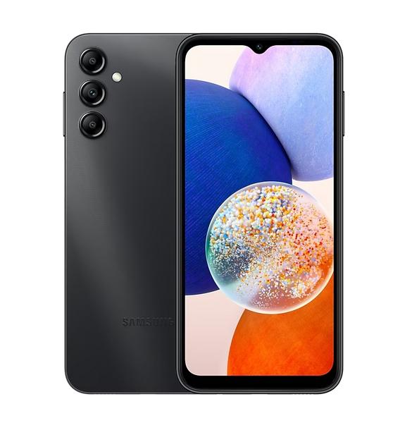 Мобилен телефон Samsung SM-A146 GALAXY A14 5G 64 GB, Octa-Core (2x2.2 GHz, 6x2.0 GHz), 4 GB RAM, 6.6" 1080x2408 90 Hz, 50.0 MP + 2.0 MP + 2.0 MP + 13.0 Selfie, 5000 mAh, Dual SIM, Black