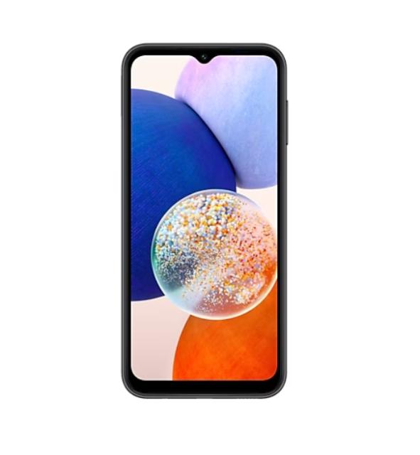 Мобилен телефон Samsung SM-A146 GALAXY A14 5G 64 GB, Octa-Core (2x2.2 GHz, 6x2.0 GHz), 4 GB RAM, 6.6" 1080x2408 90 Hz, 50.0 MP + 2.0 MP + 2.0 MP + 13.0 Selfie, 5000 mAh, Dual SIM, Black
