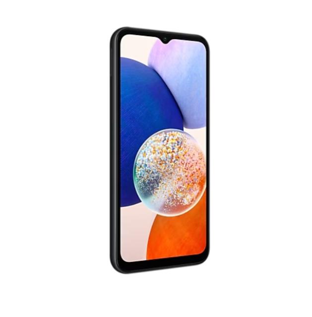 Мобилен телефон Samsung SM-A146 GALAXY A14 5G 64 GB, Octa-Core (2x2.2 GHz, 6x2.0 GHz), 4 GB RAM, 6.6" 1080x2408 90 Hz, 50.0 MP + 2.0 MP + 2.0 MP + 13.0 Selfie, 5000 mAh, Dual SIM, Black