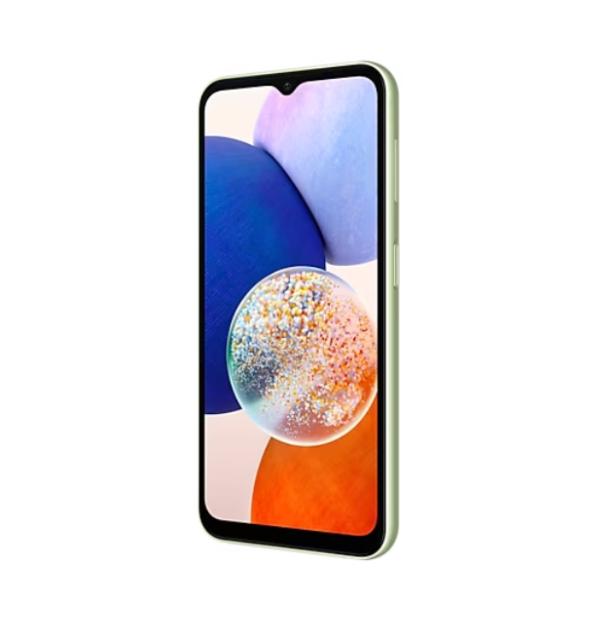 Мобилен телефон Samsung SM-A146 GALAXY A14 5G 128 GB, Octa-Core (2x2.2 GHz, 6x2.0 GHz), 4 GB RAM, 6.6" 1080x2408 90 Hz, 50.0 MP + 2.0 MP + 2.0 MP + 13.0 Selfie, 5000 mAh, Dual SIM, Green