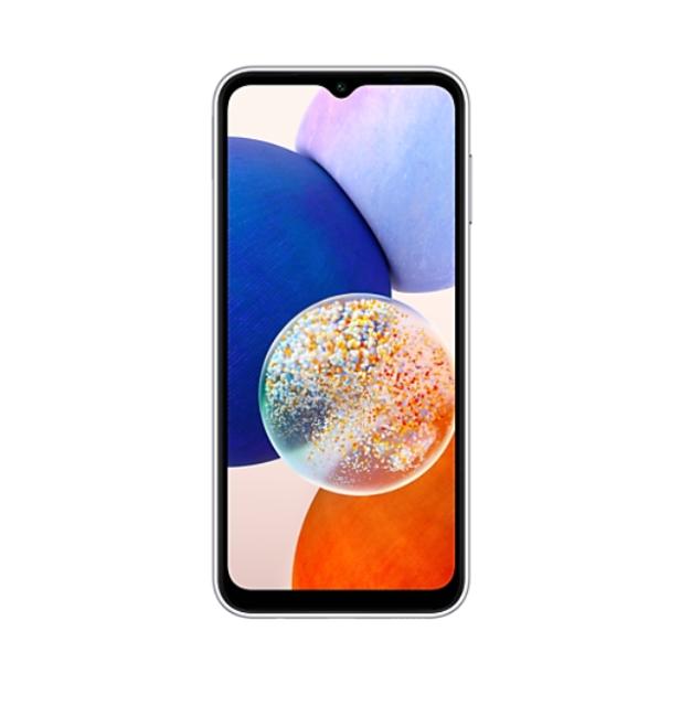 Мобилен телефон Samsung SM-A146 GALAXY A14 5G 128 GB, Octa-Core (2x2.2 GHz, 6x2.0 GHz), 4 GB RAM, 6.6" 1080x2408 90 Hz, 50.0 MP + 2.0 MP + 2.0 MP + 13.0 Selfie, 5000 mAh, Dual SIM, Silver