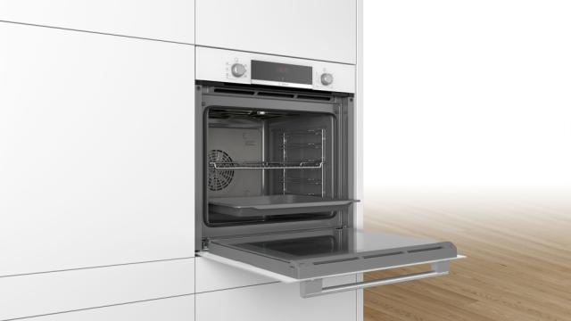 Фурна Bosch HBA534BW0 SER4; Economy; Oven ecoClean back, White