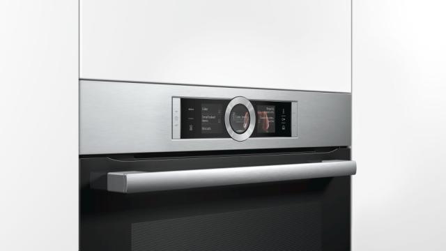 Фурна Bosch CSG656BS2 SER8; Premium; Compact combi-steam oven, fullSteam, ecoClean full, Assist, 3x 2,5“-TFT