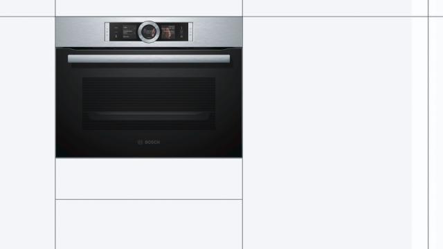 Фурна Bosch CSG656BS2 SER8; Premium; Compact combi-steam oven, fullSteam, ecoClean full, Assist, 3x 2,5“-TFT