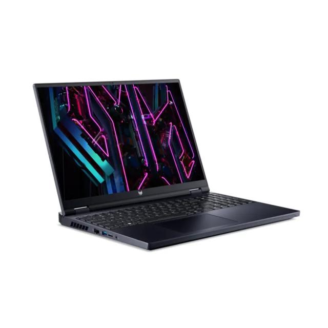 Лаптоп Acer Predator, PH16-71-9590, Intel Core i9-13900HX (up to 5.40GHz, 36MB), 16" WQXGA (2560x1600)IPS 240Hz, DCI-P3 100% 240Hz, 16GB DDR5 4800MHz, 1024GB PCIe, RTX 4070 8GB GDDR6, WIFI 6E BT INTEL Killer, Micro SD, FHD cam+mic, RGB-backlit Kb, Wi