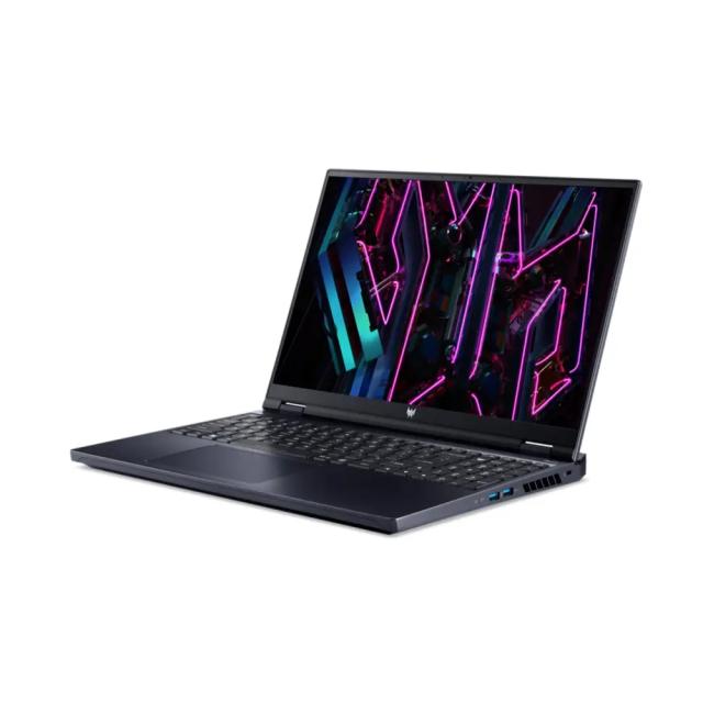 Лаптоп Acer Predator, PH16-71-9590, Intel Core i9-13900HX (up to 5.40GHz, 36MB), 16" WQXGA (2560x1600)IPS 240Hz, DCI-P3 100% 240Hz, 16GB DDR5 4800MHz, 1024GB PCIe, RTX 4070 8GB GDDR6, WIFI 6E BT INTEL Killer, Micro SD, FHD cam+mic, RGB-backlit Kb, Wi