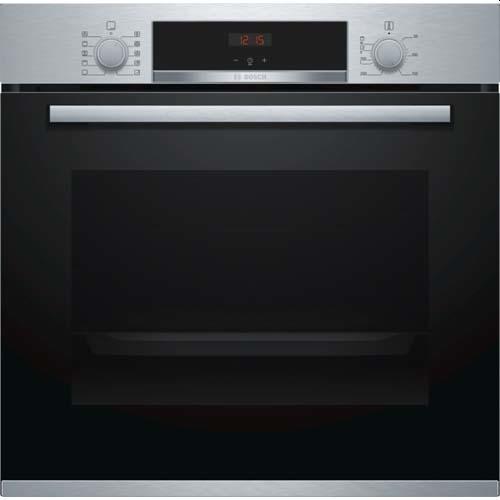 Фурна Bosch HRA534ES0 SER4, Built-in oven with added steam, 71 l, Energy Efficiency class: A, Hotair steam, 3D hot air, EcoClean, Stainless Steel