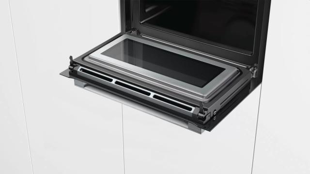 Фурна Bosch CMG633BS1 SER8, Compact built-in oven with microwave function, 60 x 45 cm, 45 l, Max. power: 900 W, AutoPilot 14, Stainless Steel
