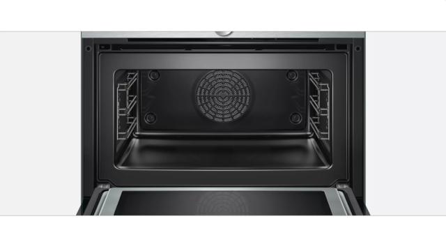 Фурна Bosch CMG633BS1 SER8, Compact built-in oven with microwave function, 60 x 45 cm, 45 l, Max. power: 900 W, AutoPilot 14, Stainless Steel