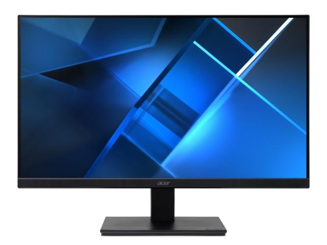 Монитор Acer Vero V247YAbiv, 23.8" VA, Anti-Glare, Adaptive Sync, 4ms (GTG), 75Hz, 3000:1, 250nits, 1920x1080, Flicker-Less, BlueLightShield, HDMI, VGA, Audio out, VESA, Tilt, black
