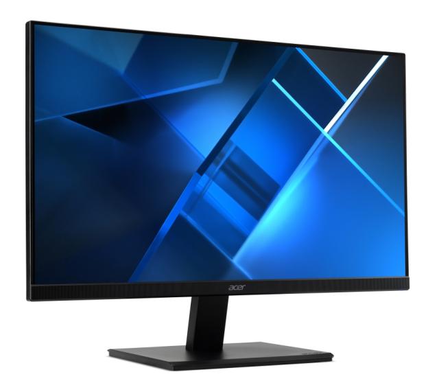 Монитор Acer Vero V247YAbiv, 23.8" VA, Anti-Glare, Adaptive Sync, 4ms (GTG), 75Hz, 3000:1, 250nits, 1920x1080, Flicker-Less, BlueLightShield, HDMI, VGA, Audio out, VESA, Tilt, black