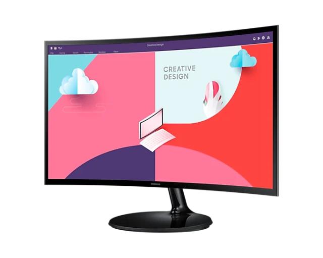 Монитор Samsung 27C360 27", LED IPS, 75 Hz, 5ms, 1920x1080, 250cd/m2, D-Sub, HDMI, Black