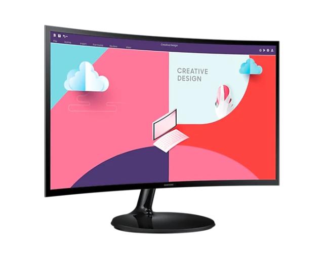 Монитор Samsung 27C360 27", LED IPS, 75 Hz, 5ms, 1920x1080, 250cd/m2, D-Sub, HDMI, Black