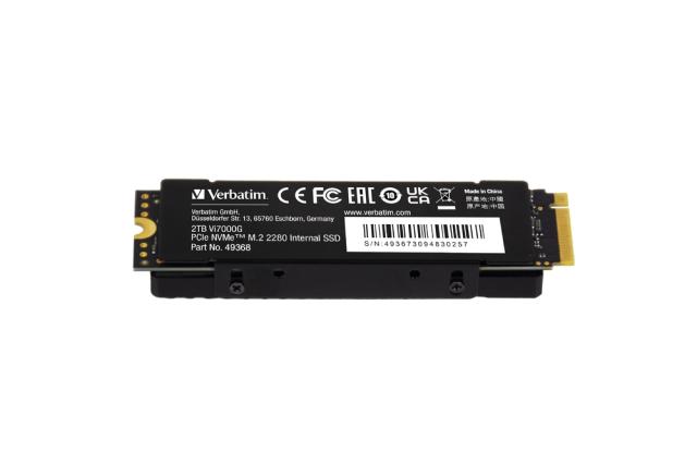 Твърд диск Verbatim Vi7000G Internal PCIe NVMe M.2 SSD 2TB